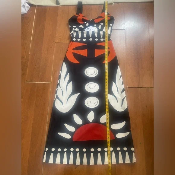 Commense cutout abstract floral maxi NWT - Picture 10 of 11